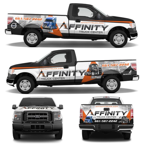 Truck Wrap for Affinity Truck Center