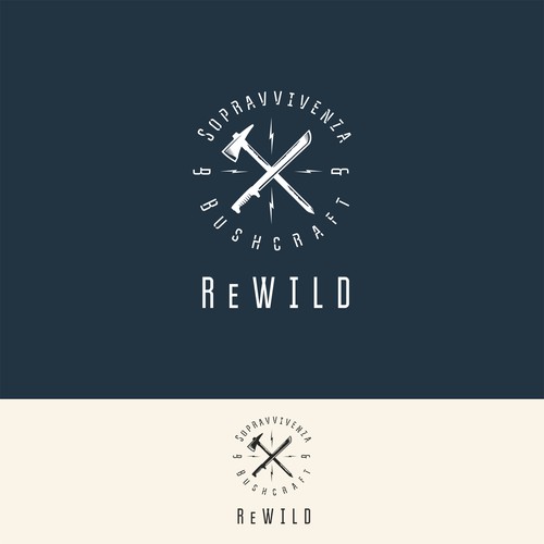ReWILD survival school logo