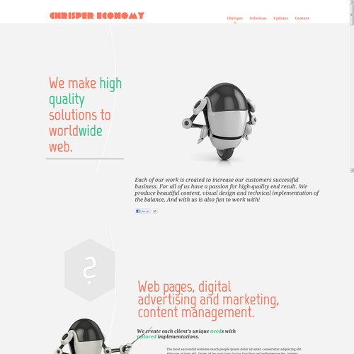 Website Design for Chrisper Economy