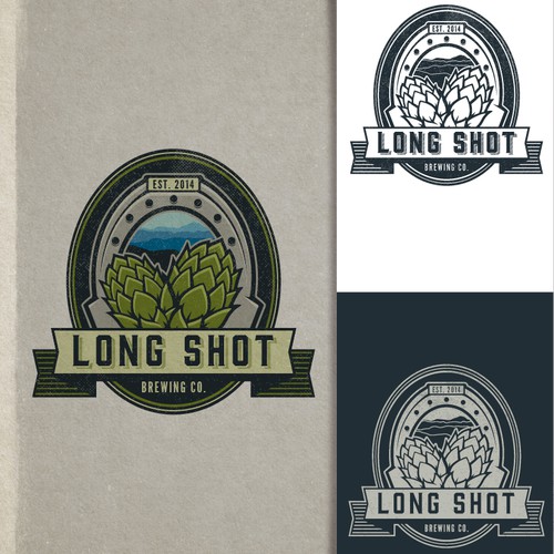 Create an awesome logo for Long Shot Brewing Company