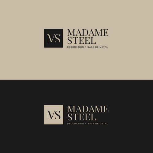 Logo design for madame steel company
