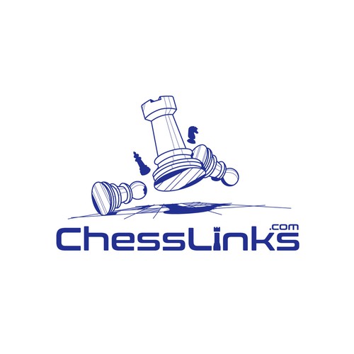 Fun and modern logo for a Chess Website