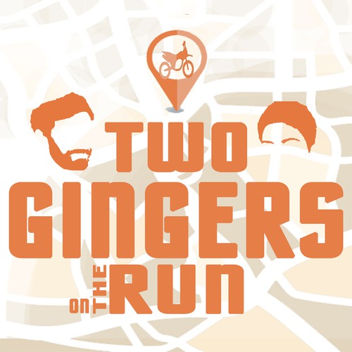 Podcast art for ''Two gingers on the run''