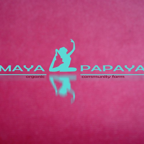 logo for Maya Papaya Organic Community Farm (can be with or without the word "organic")