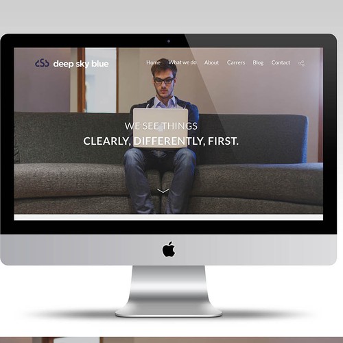 Web Design Deep Blue Sky