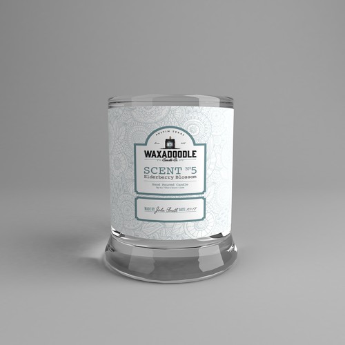 Candle Label Design