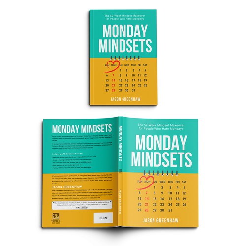MONDAY MINDSETS, Motivational Book Cover Design