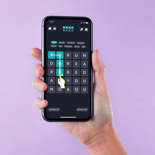 Minimalist and Elegant Mobile Word Game