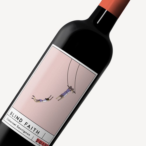 Wine label design