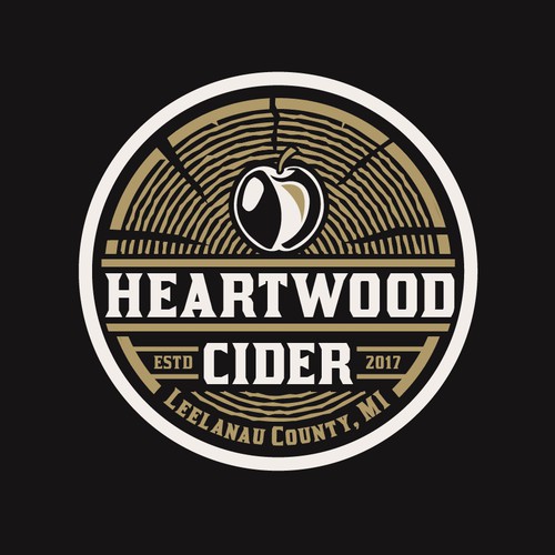 Apple cider production logo