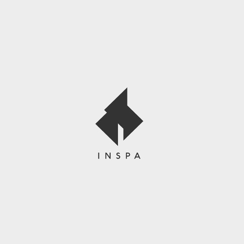 Simple, geometric / polygonal logo concept for a modern engineer consulting company