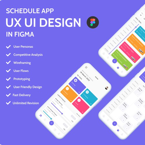 Schedule App  UX UI Design