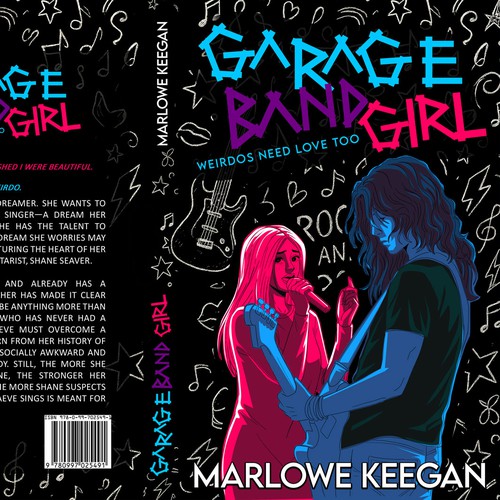 Book Cover Design for a YA Project 