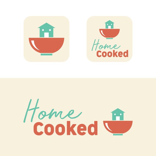 A bold logo concept for HomeCooked