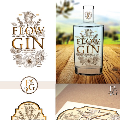 Flowery gin.