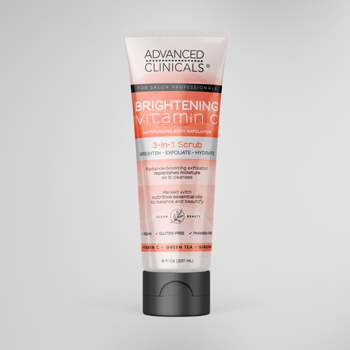 Brightening Vitamin C Scrub Mockup 2