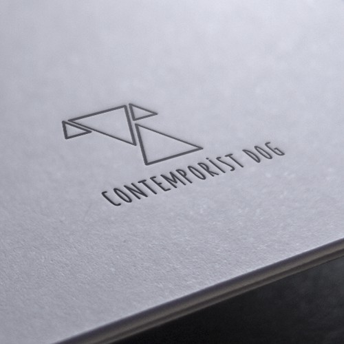 Logo for curated and finely crafted premium dog products: www.contemporistdog.com