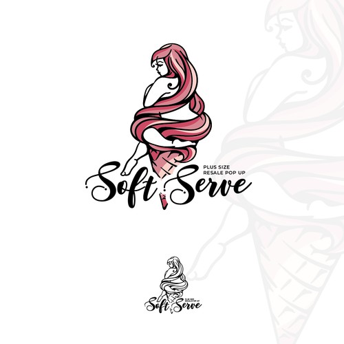 Logo for plus-size women's clothing.