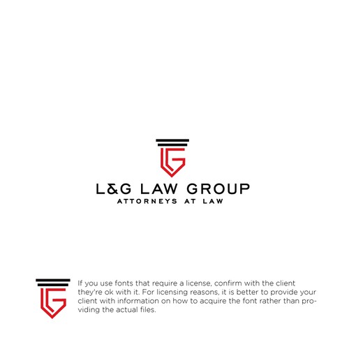 bold concept for LG LAW GROUP