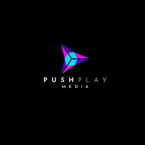 Logo Design for Push Play Media 