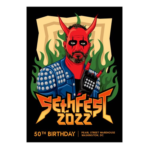 Poster & T-Shirt Design Concept for SethFest 2