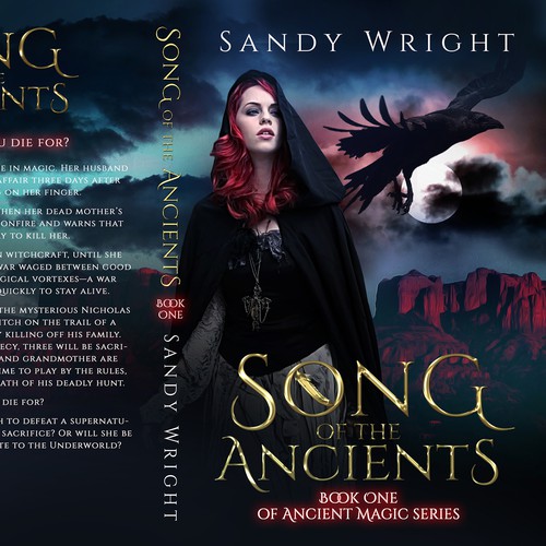 Unique book cover for Arizona-based paranormal suspense novel