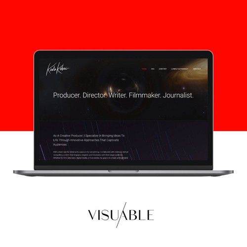 Squarespace Website Design for a Creative Producer