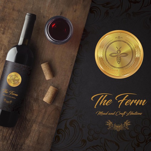 wine label design