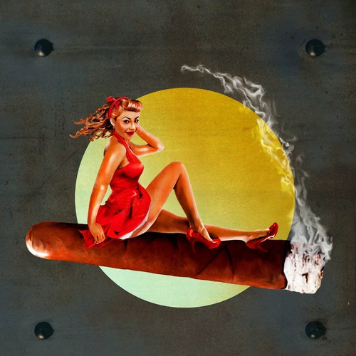 Cigar Bomber Nose Art