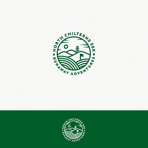 Logo for medal 50k runaway
