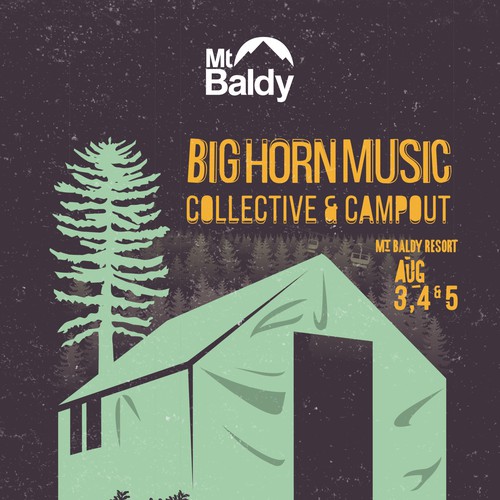 Mt Baldy Winter Poster