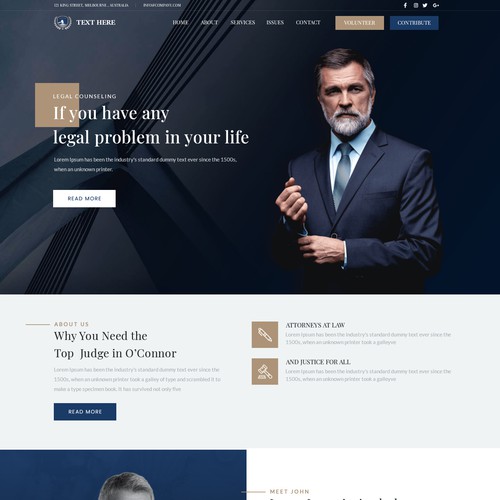 Lawyers website design