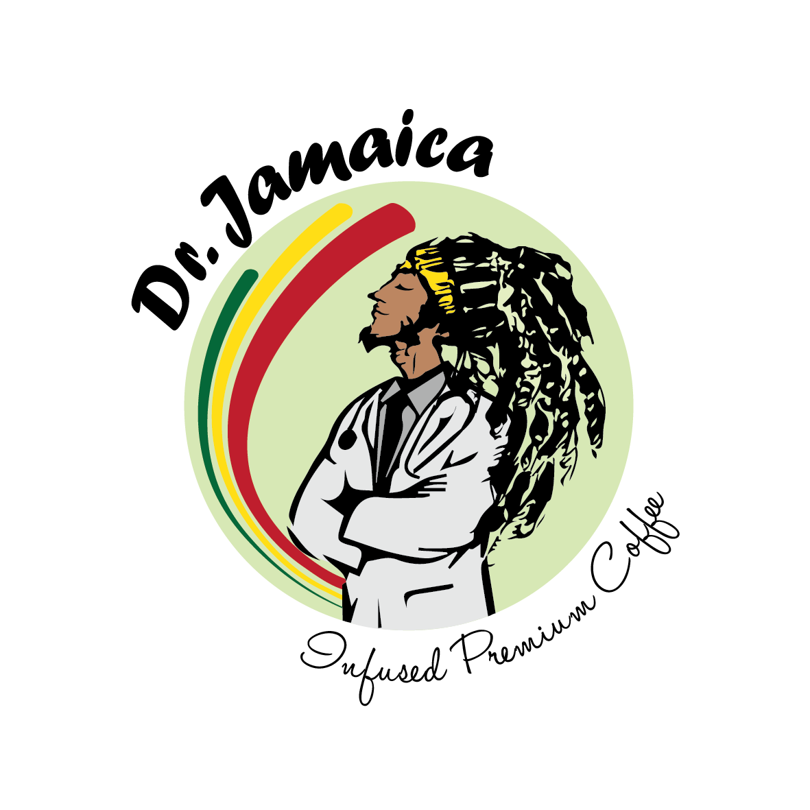 Dr. Jamaica -- a very special coffee needs a very special logo