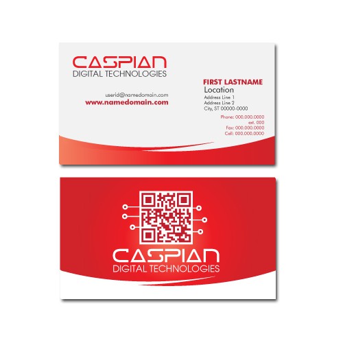 Caspian Digital Technologies needs a new stationery