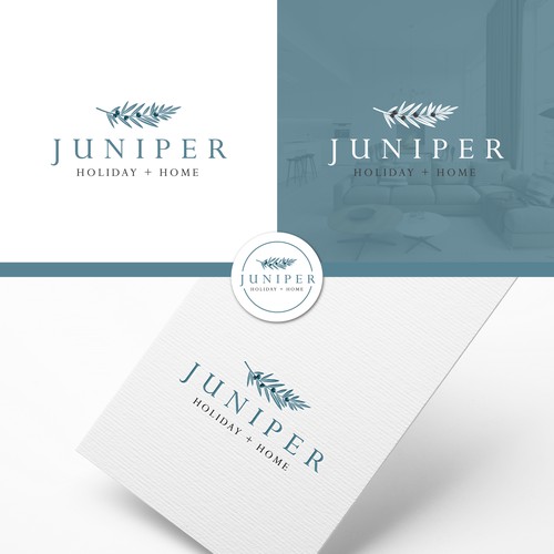 Sophisticated logo design for vacation rental company.