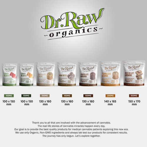 PRODUCT PACKAGING FOR DR RAW