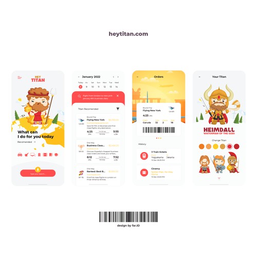 heytitan app design