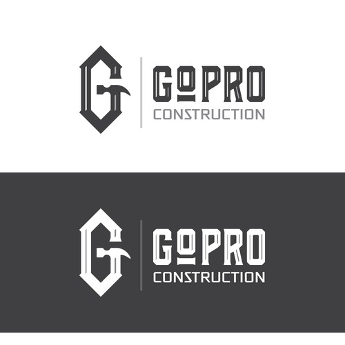 Logo concept for construction company