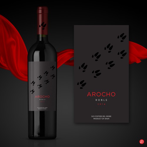 Wine label design