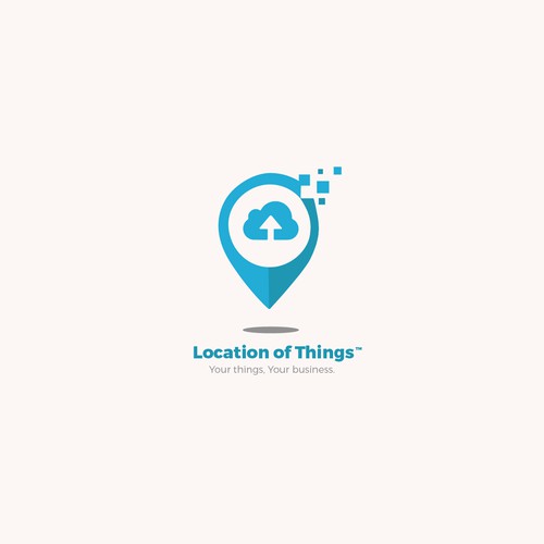 Location of Things Logo concept