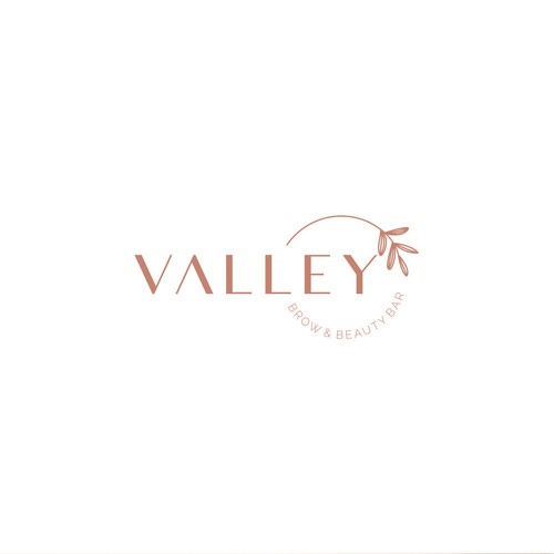 Valley - Brow & Beauty Bar Logo Design