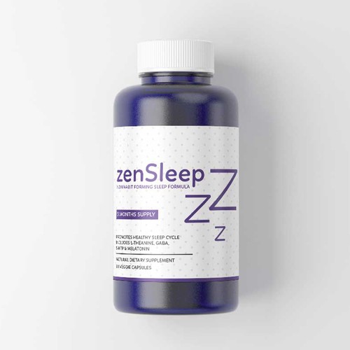 Label Design for Brain Supplement Company