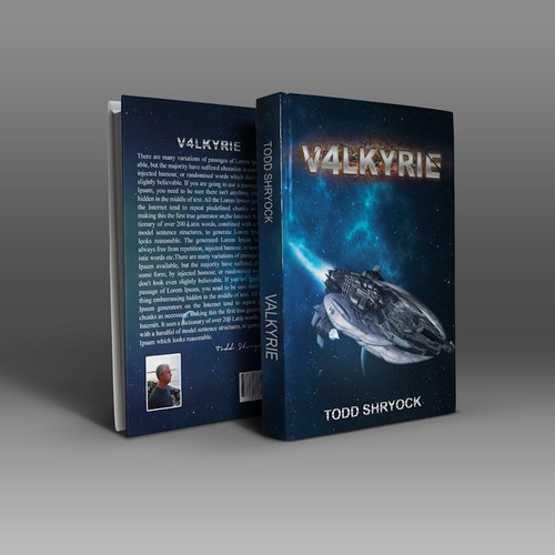 Design a book cover for a cutting edge science fiction novel
