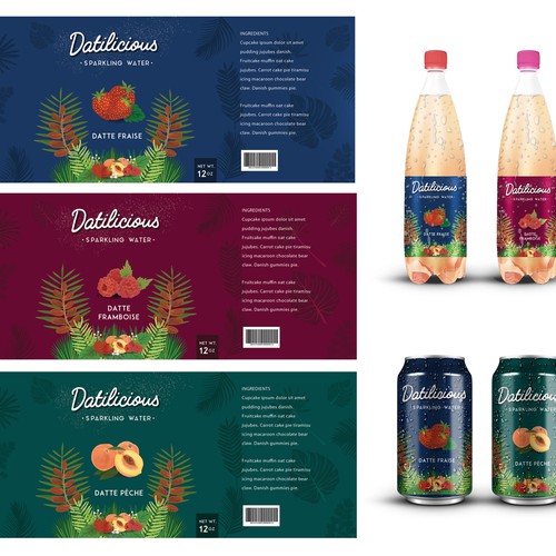 label design for Datilicious