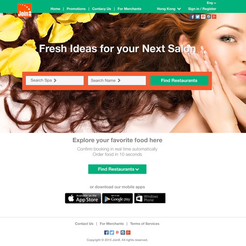 Website Re Design for Join