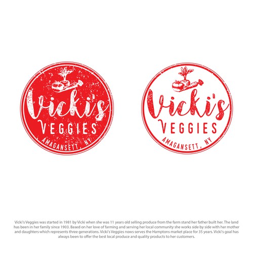 Logo for a vegetable stand 