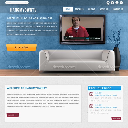 Help Hangmyowntv.com with a new website design