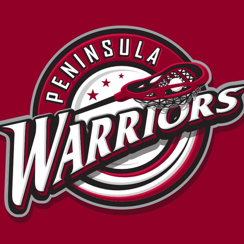Bold logo concept for lacrosse