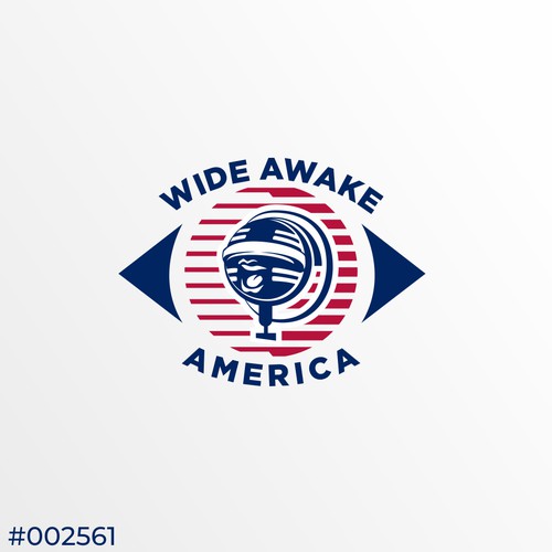 Wide Awake America – Podcast Logo Design