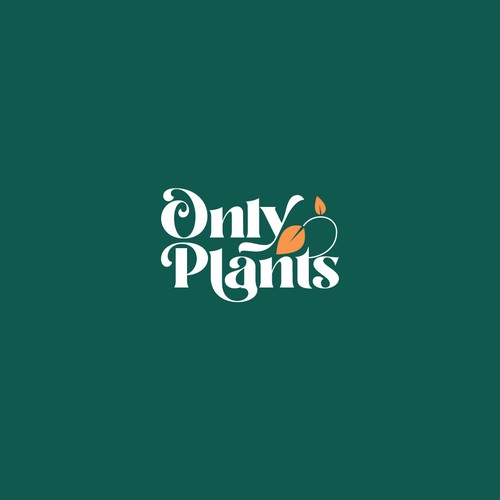 Fun Logo for Vegan Bakery: Only Plants